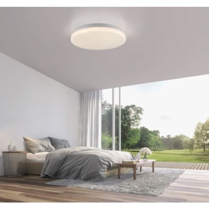 JUST LIGHT. 14275-16 - LED Griestu lampa URANUS LED/10W/230V d. 26 cm balta