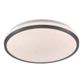 JUST LIGHT. 14293-18 - LED Aptumšojama griestu lampa KYLE LED/10W/230V d. 28 cm melna
