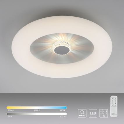 JUST LIGHT. 14383-16 - LED Aptumšojama griestu lampa VERTIGO LED/26W/230V 2700-5000K balta + tālvadības pults