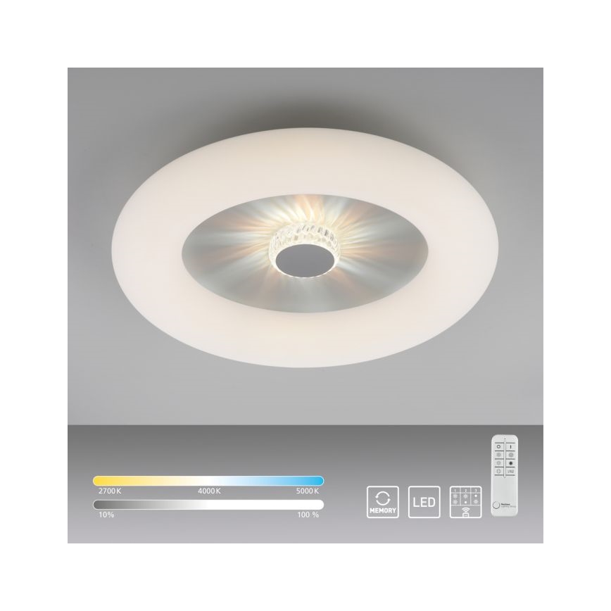 JUST LIGHT. 14383-16 - LED Aptumšojama griestu lampa VERTIGO LED/26W/230V 2700-5000K balta + tālvadības pults