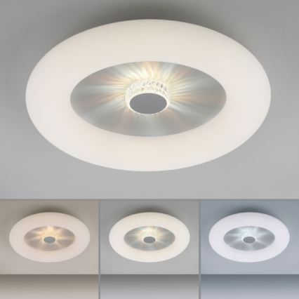 JUST LIGHT. 14383-16 - LED Aptumšojama griestu lampa VERTIGO LED/26W/230V 2700-5000K balta + tālvadības pults