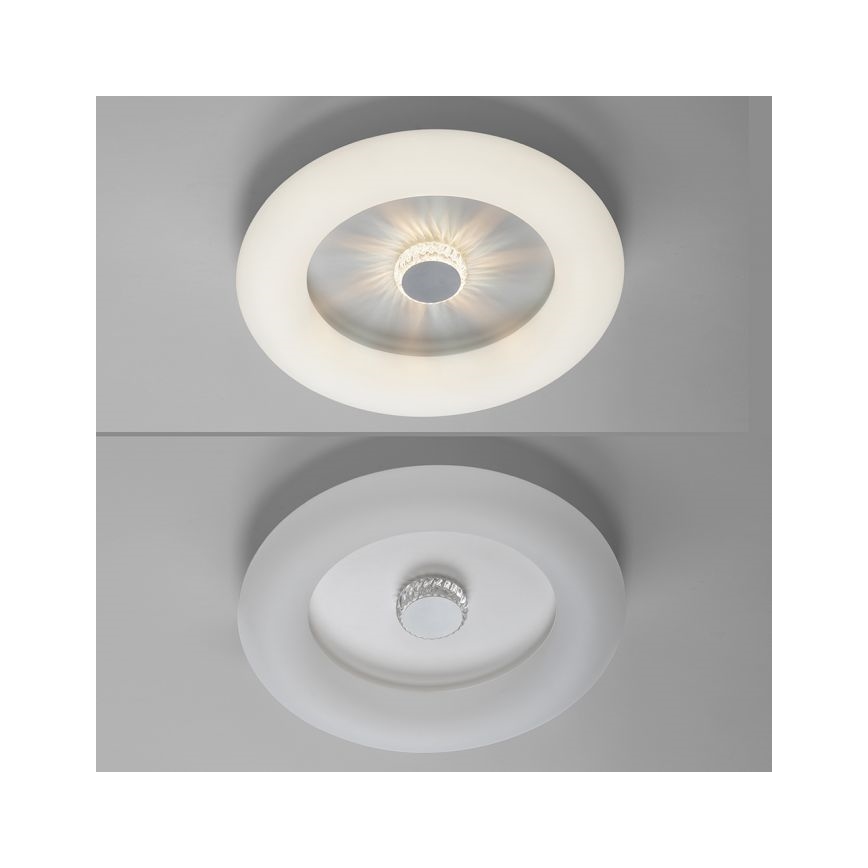 JUST LIGHT. 14383-16 - LED Aptumšojama griestu lampa VERTIGO LED/26W/230V 2700-5000K balta + tālvadības pults