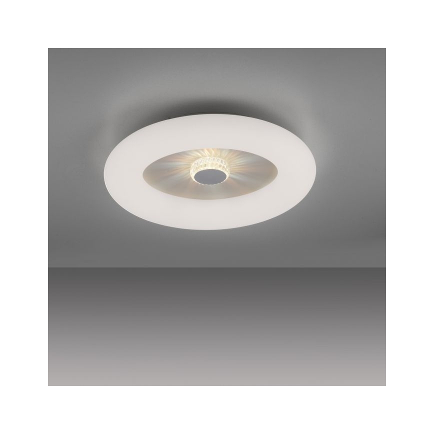 JUST LIGHT. 14383-16 - LED Aptumšojama griestu lampa VERTIGO LED/26W/230V 2700-5000K balta + tālvadības pults