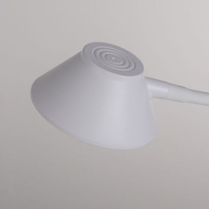 JUST LIGHT. 14414-16 - LED dimmējama elastīga skārienjutīga galda lampa ar bezvadu uzlādi PUCKI LED/4,5W/230V balta