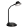 JUST LIGHT. 14414-18 - LED Reglējama fleksibla pieskāriena galda lampa ar bezvadu uzlādi PUCKI LED/4,5W/230V melnā