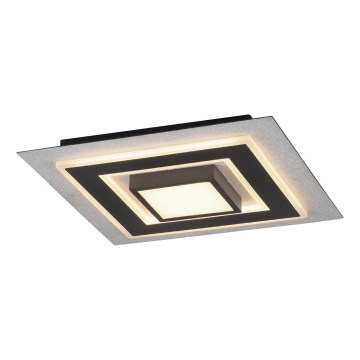 JUST LIGHT. 14439-21 - LED griestu gaismeklis CICHIO LED/18,5W/230V + LED/9W 40x40 cm melns