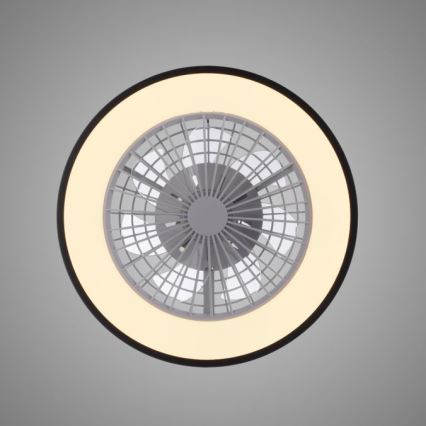 JUST LIGHT. 14447-18 - LED RGBW Regulējams griestu ventilators ar gaismu LENO LED/44W/230V 3000-6500K diametrs 48,6 cm balts + tālvadība