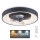 JUST LIGHT. 14644-18 - LED Aptumšojama griestu lampa ar ventilatoru VENIKA LED/36W/230V d. 48,6 cm 2700-5000K + tālvadības pults