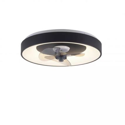 JUST LIGHT. 14644-18 - LED Aptumšojama griestu lampa ar ventilatoru VENIKA LED/36W/230V d. 48,6 cm 2700-5000K + tālvadības pults
