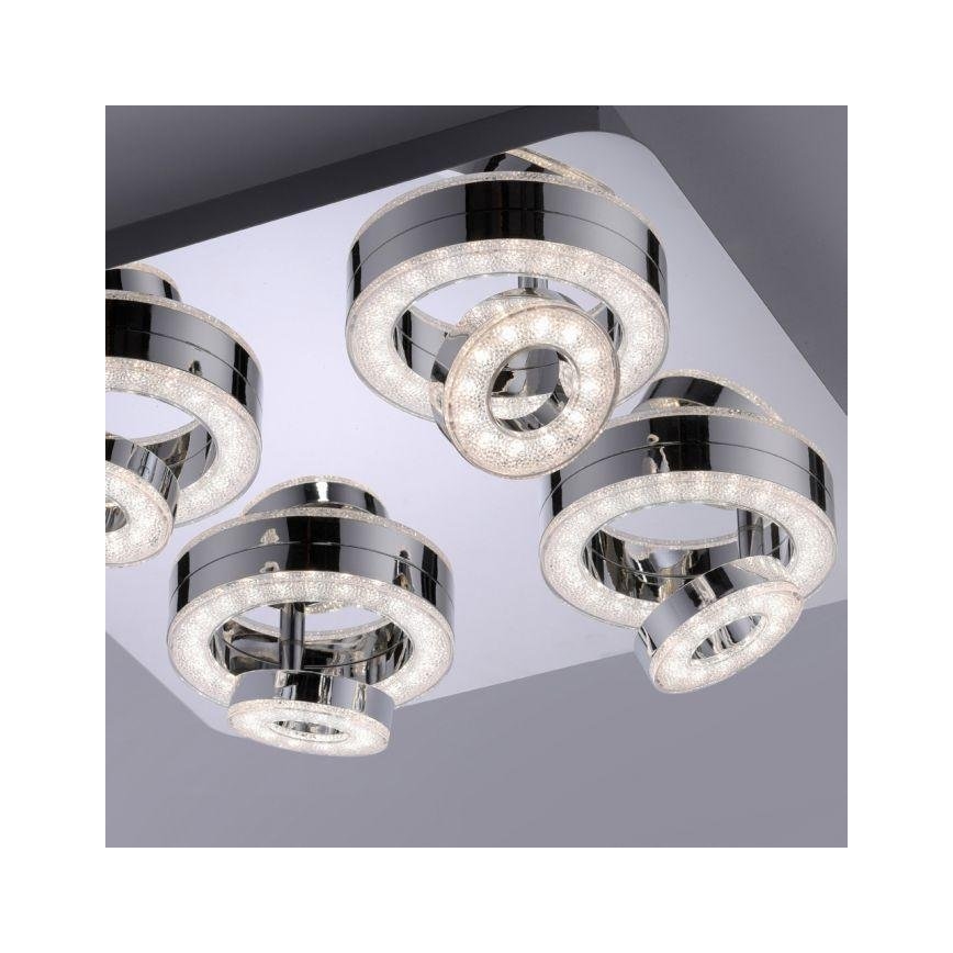JUST LIGHT. 14662-17 - LED RGBW Aptumšojams starmetis TIM LOLASMART 4xLED/5,9/230V 2700-5000K + tālvadības pults