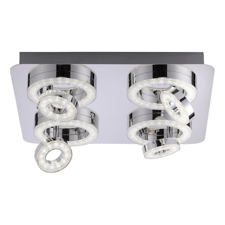 JUST LIGHT. 14662-17 - LED RGBW Aptumšojams starmetis TIM LOLASMART 4xLED/5,9/230V 2700-5000K + tālvadības pults