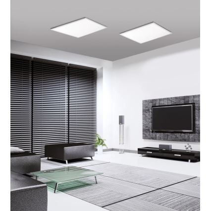 JUST LIGHT. 14681-16 - LED RGB Aptumšojams virsapmetuma panelis LOLA FLAT LED/28W/230V 2700-5000K + tālvadības pults