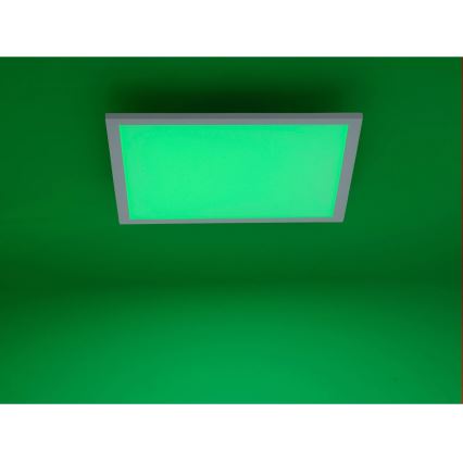 JUST LIGHT. 14681-16 - LED RGB Aptumšojams virsapmetuma panelis LOLA FLAT LED/28W/230V 2700-5000K + tālvadības pults