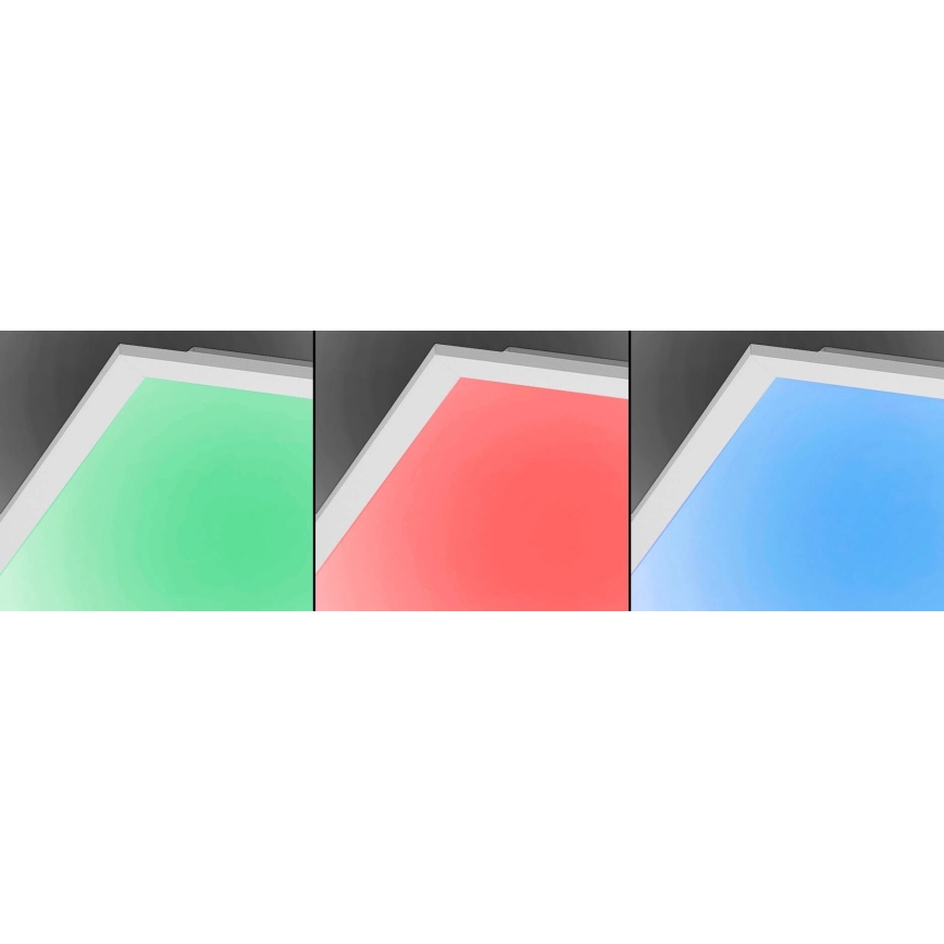 JUST LIGHT. 14681-16 - LED RGB Aptumšojams virsapmetuma panelis LOLA FLAT LED/28W/230V 2700-5000K + tālvadības pults