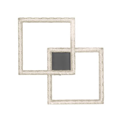 JUST LIGHT. 14732-18 - LED griestu gaismeklis GLITRA LED/17,5W/230V 37,6x37,6 cm melns