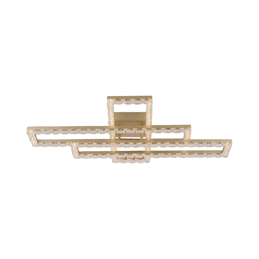 JUST LIGHT. 14733-60 - LED griestu gaismeklis GLITRA LED/35W/230V 57,25x72,05 cm zelta krāsā
