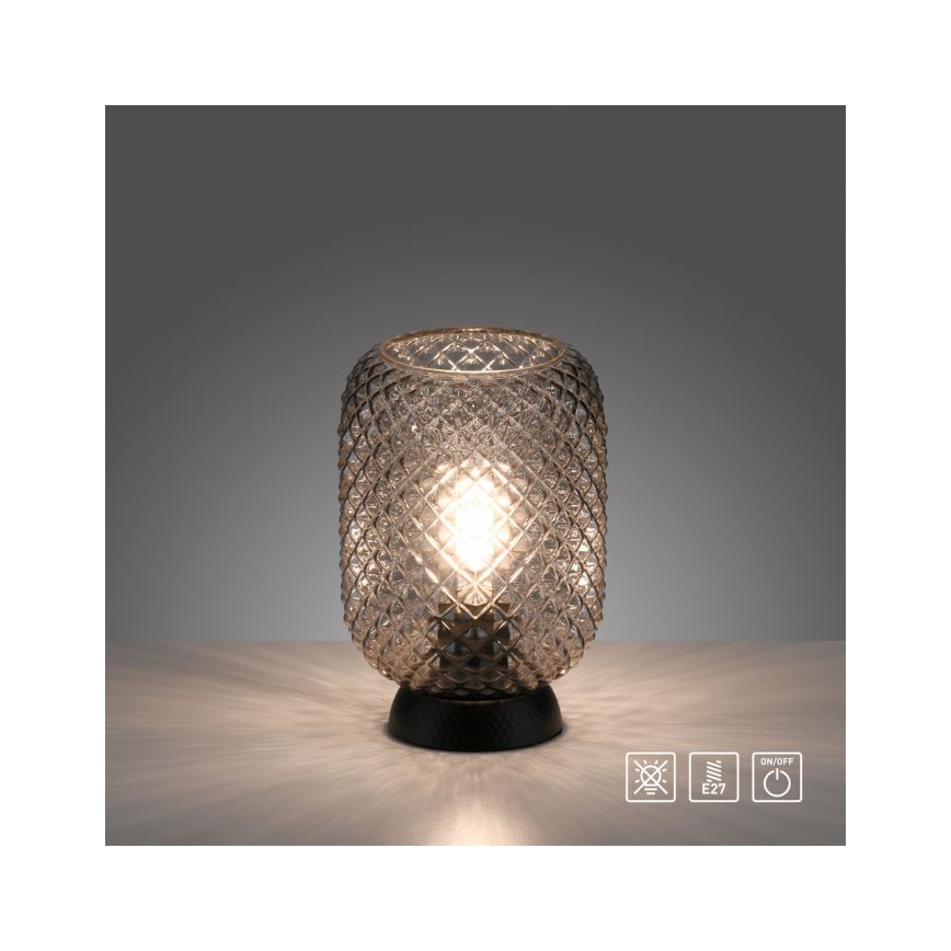 JUST LIGHT. 14906-18 - Galda lampa REISHI 1xE27/40W/230V melna