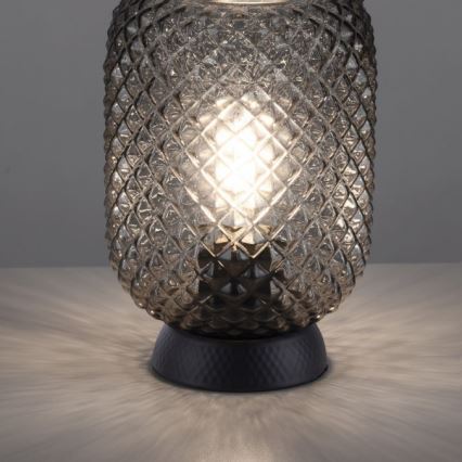 JUST LIGHT. 14906-18 - Galda lampa REISHI 1xE27/40W/230V melna