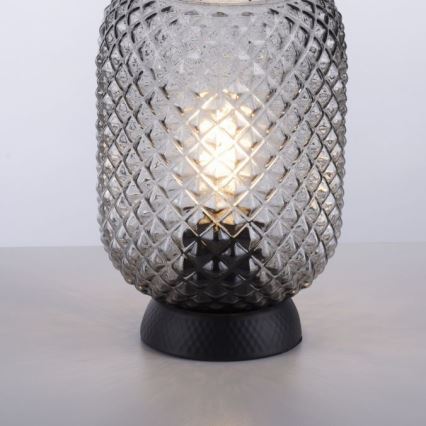 JUST LIGHT. 14906-18 - Galda lampa REISHI 1xE27/40W/230V melna