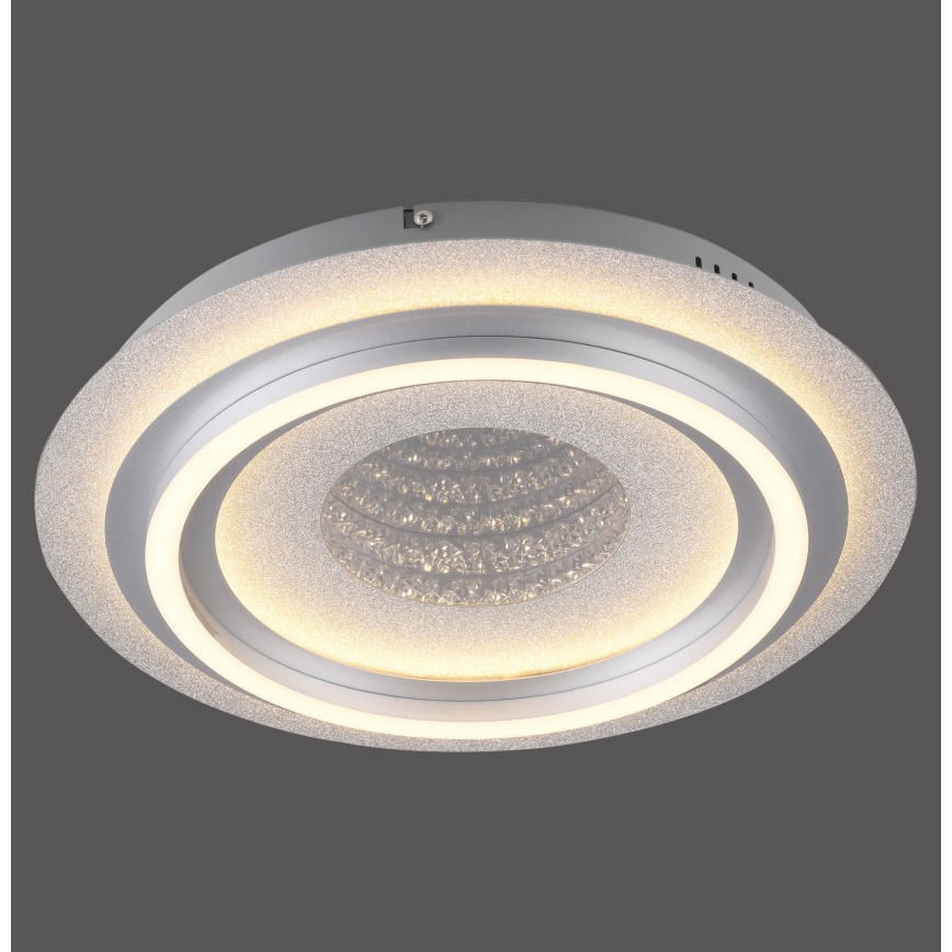 JUST LIGHT. 15089-21 - LED griestu gaismeklis CICHIO LED/36W/230V Ø 40 cm matēts hroms