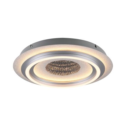 JUST LIGHT. 15089-21 - LED griestu gaismeklis CICHIO LED/36W/230V Ø 40 cm matēts hroms