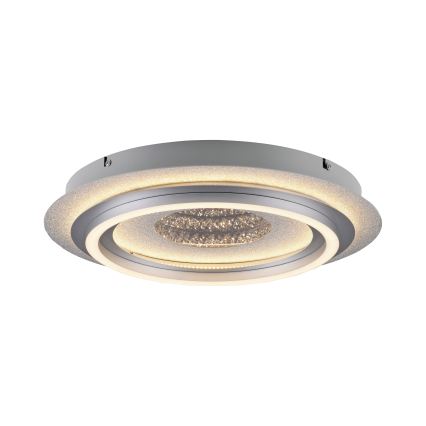 JUST LIGHT. 15089-21 - LED griestu gaismeklis CICHIO LED/36W/230V Ø 40 cm matēts hroms