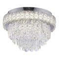 JUST LIGHT. 15092-17 - LED griestu lampa KULUNKA LED/33W/230V diametrs 38 cm spīdīgs hroms