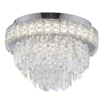 JUST LIGHT. 15092-17 - LED griestu lampa KULUNKA LED/33W/230V diametrs 38 cm spīdīgs hroms