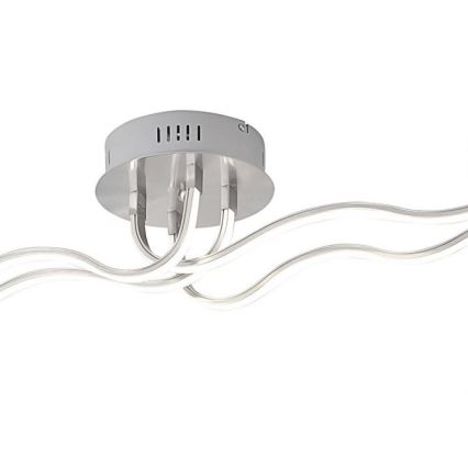 JUST LIGHT. 15126-55 - LED Virsapmetuma lustra WAVE LED/29,4W/230V matēts hroms