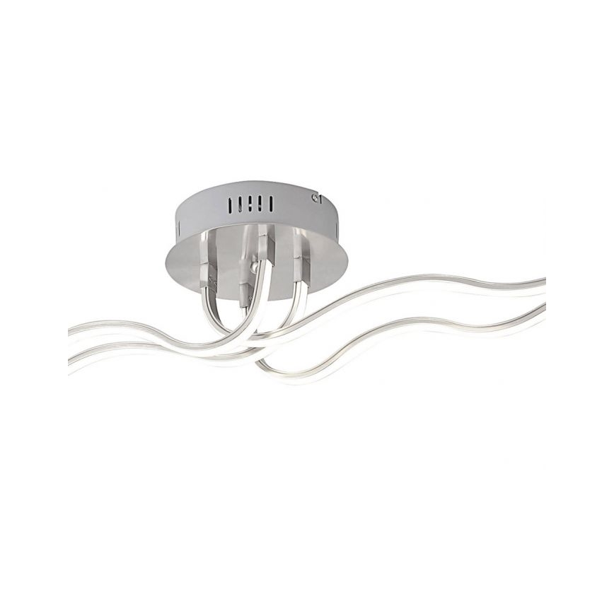 JUST LIGHT. 15126-55 - LED Virsapmetuma lustra WAVE LED/29,4W/230V matēts hroms