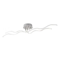 JUST LIGHT. 15126-55 - LED Virsapmetuma lustra WAVE LED/29,4W/230V matēts hroms