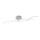 JUST LIGHT. 15126-55 - LED Virsapmetuma lustra WAVE LED/29,4W/230V matēts hroms