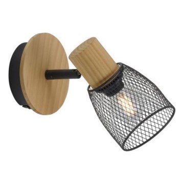JUST LIGHT. 15191-79 - Sienas starmetis TAMIS 1xE14/10W/230V priede