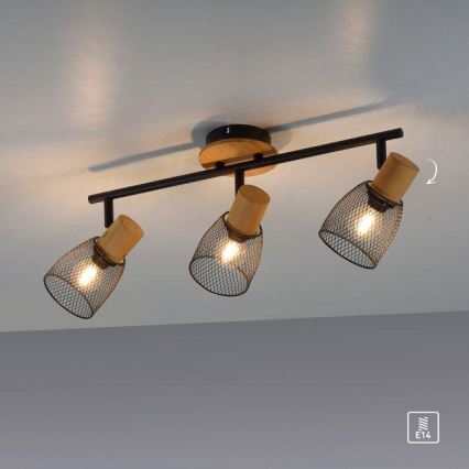 JUST LIGHT. 15193-79 - Starmetis TAMIS 3xE14/10W/230V