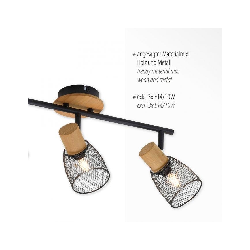 JUST LIGHT. 15193-79 - Starmetis TAMIS 3xE14/10W/230V