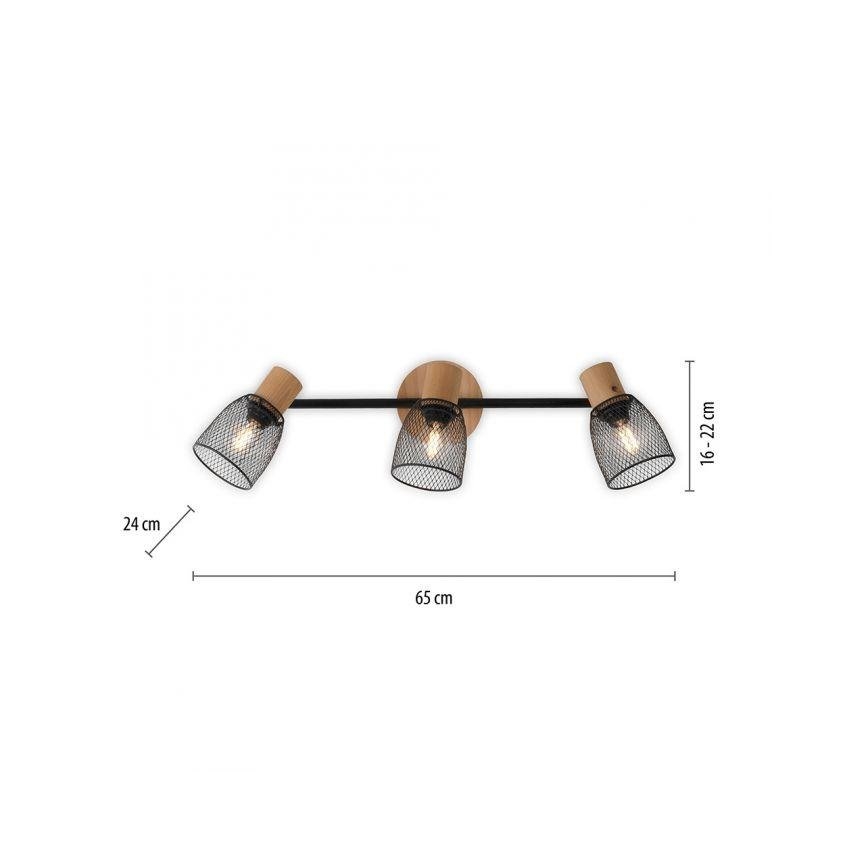 JUST LIGHT. 15193-79 - Starmetis TAMIS 3xE14/10W/230V