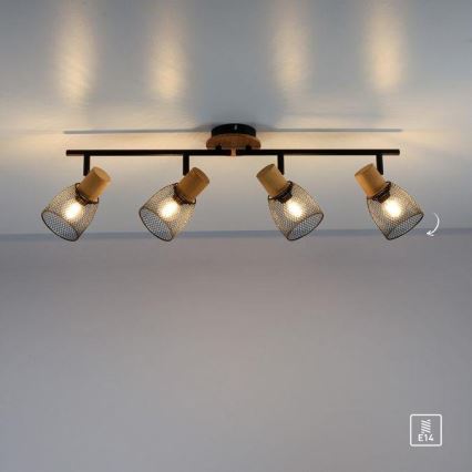 JUST LIGHT. 15194-79 - Starmetis TAMIS 4xE14/10W/230V