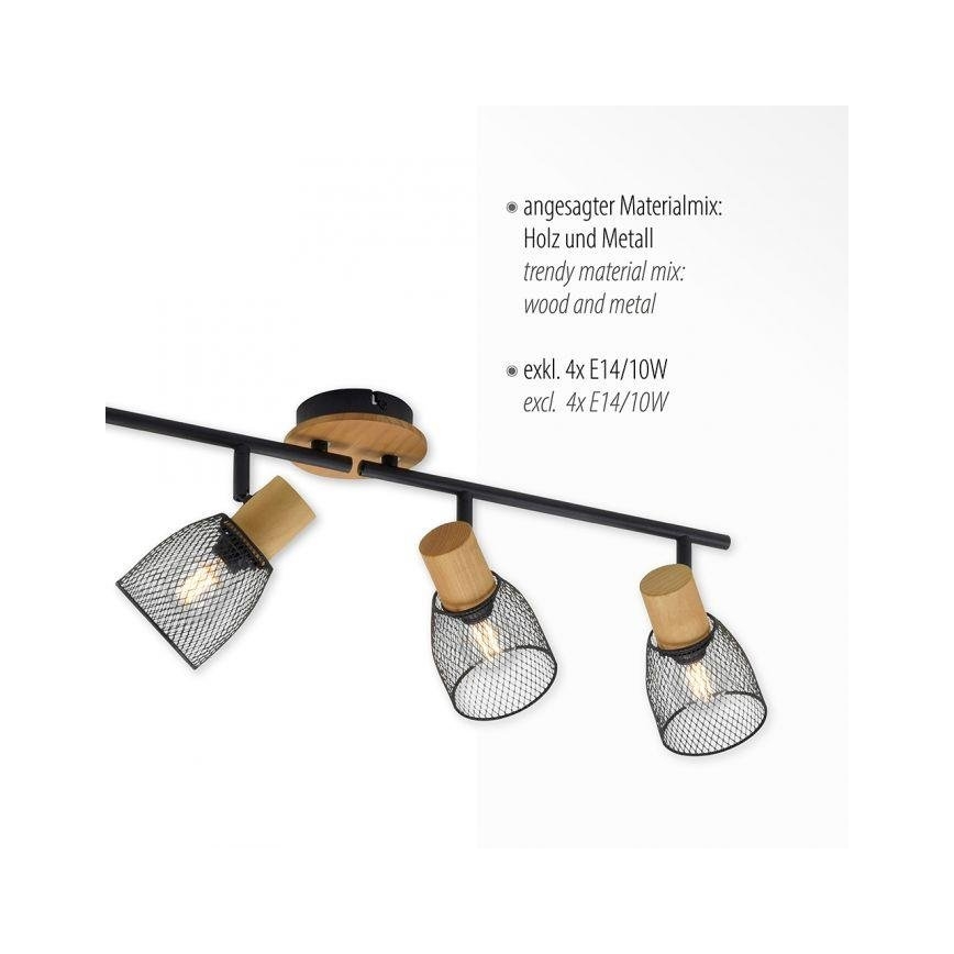 JUST LIGHT. 15194-79 - Starmetis TAMIS 4xE14/10W/230V