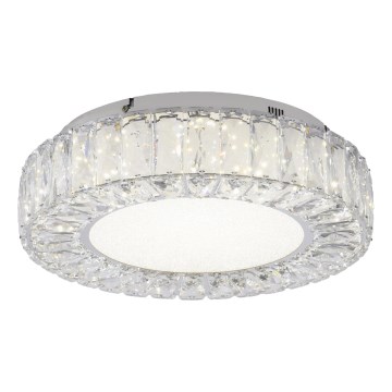 JUST LIGHT. 15221-17 - LED griestu gaismeklis KULUNKA LED/32W/230V Ø 37 cm spīdīgs hroms