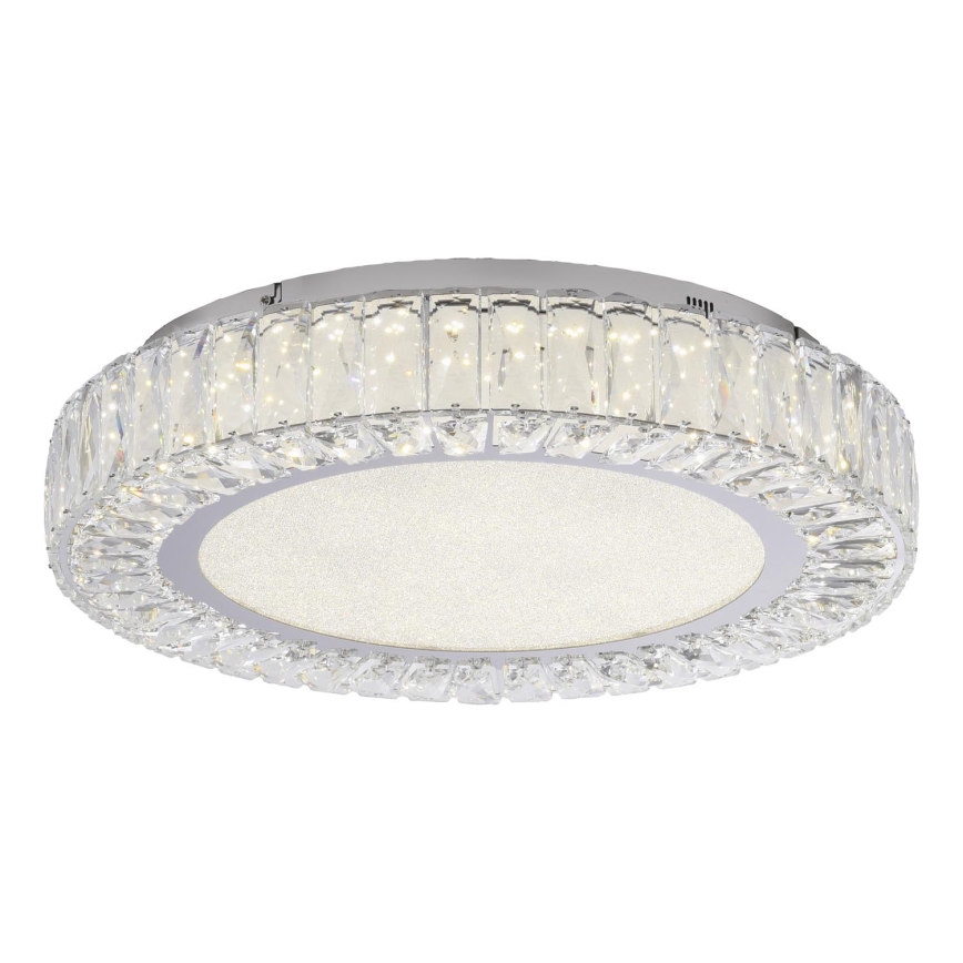JUST LIGHT. 15222-17 - LED griestu gaismeklis KULUNKA LED/46W/230V Ø 50 cm spīdīgs hroms