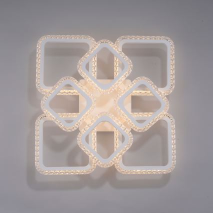 JUST LIGHT. 15269-16 - LED griestu gaismeklis CRYSTALLO LED/43,5W/230V 49x49 cm balts