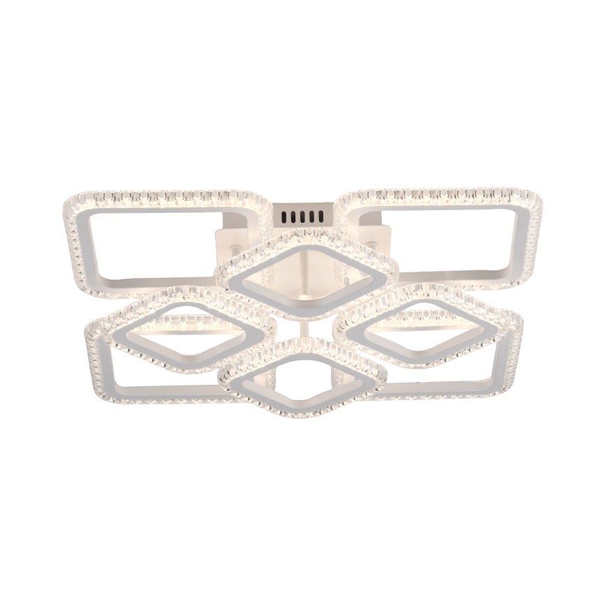 JUST LIGHT. 15269-16 - LED griestu gaismeklis CRYSTALLO LED/43,5W/230V 49x49 cm balts