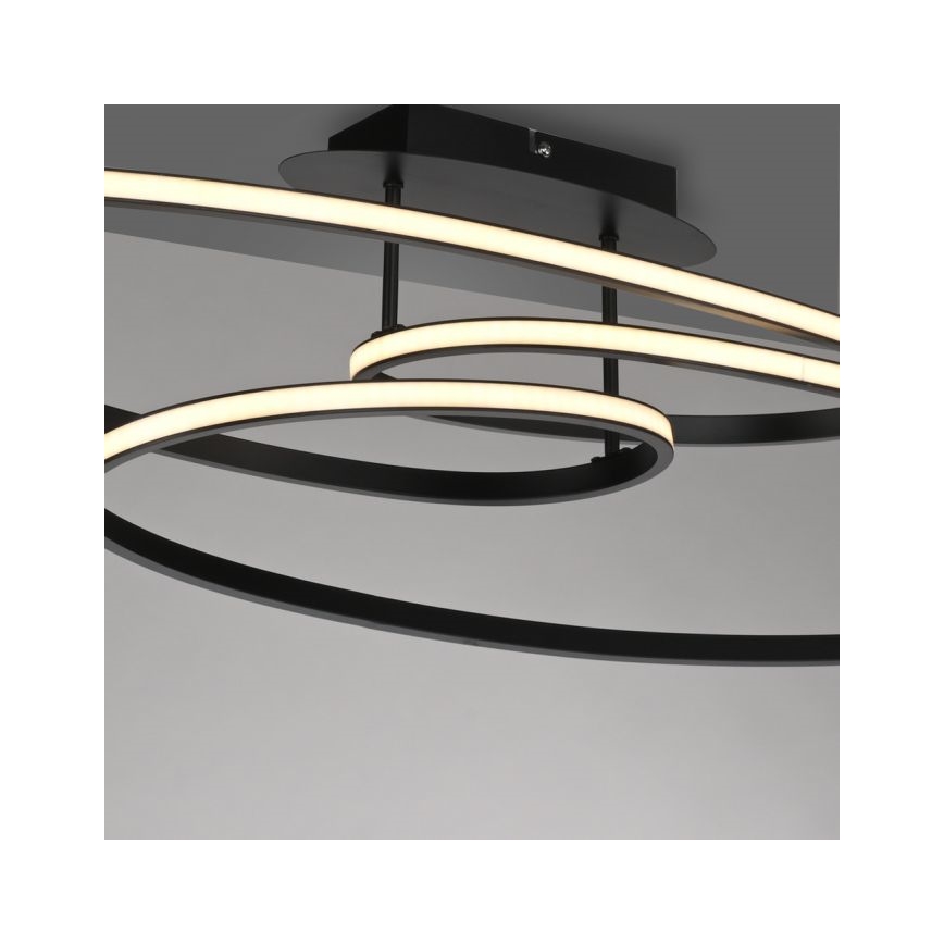 JUST LIGHT. 15321-18 - LED Griestu lampa LUMACA LED/33W/230V melna