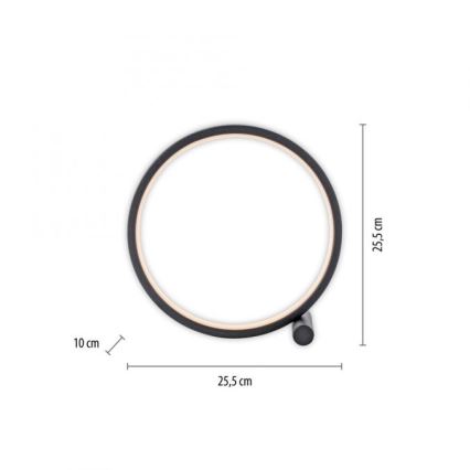 JUST LIGHT. 15395-18 - LED Galda lampa MINI RITUS LED/10,5W/230V melna