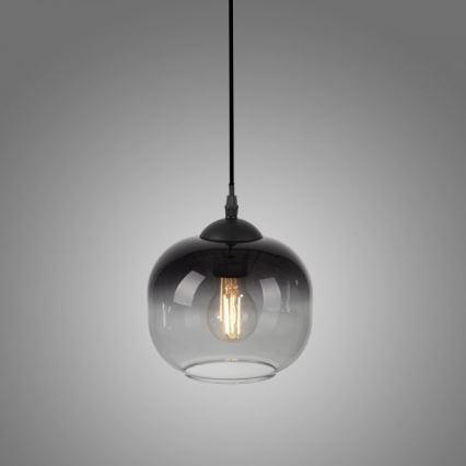 JUST LIGHT. 15420-18 - Lustra ar auklu ZEA 1xE27/25W/230V melna