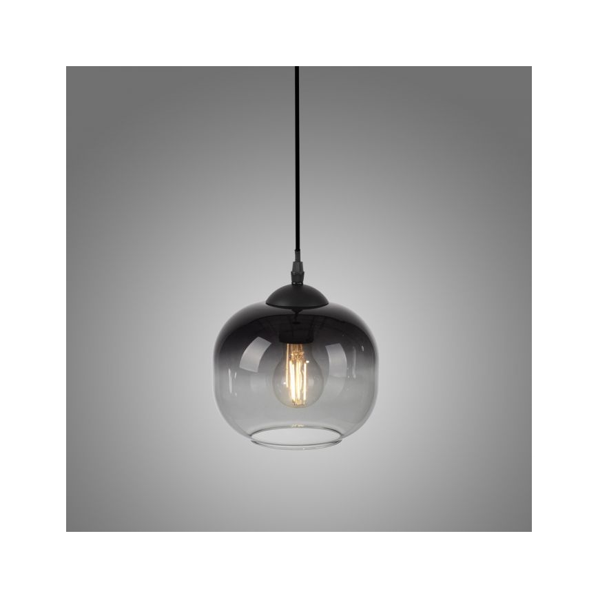 JUST LIGHT. 15420-18 - Lustra ar auklu ZEA 1xE27/25W/230V melna