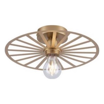 JUST LIGHT. 15635-60 - Griestu lampa SPIKE 1xE27/40W/230V d. 30 cm misiņš