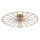 JUST LIGHT. 15636-60 - Griestu lampa SPIKE 1xE27/40W/230V d. 50 cm misiņš