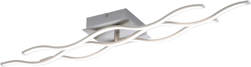 JUST LIGHT. 16266-55 - LED RGB Aptumšojama griestu lampa LOLA WAVE LED/30W/230V 2700-5000K + tālvadības pults