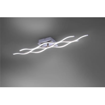 JUST LIGHT. 16266-55 - LED RGB Aptumšojama griestu lampa LOLA WAVE LED/30W/230V 2700-5000K + tālvadības pults